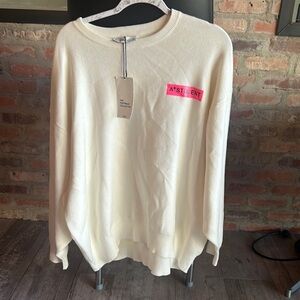 Zara Off-White Knit Top